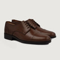 Attorney Derby Braun Lederschuhe für Herren