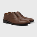 Professor Oxford Braun Lederschuhe für Herren