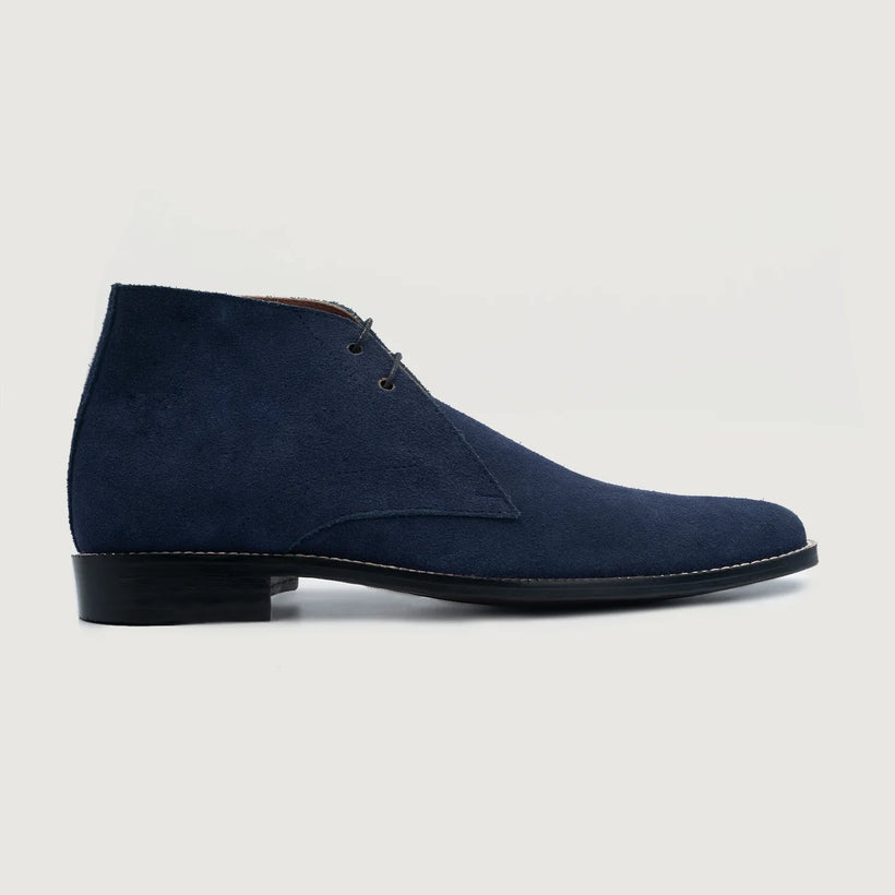 Corry Chukka Midnight Blau Suede Lederstiefel für Herren