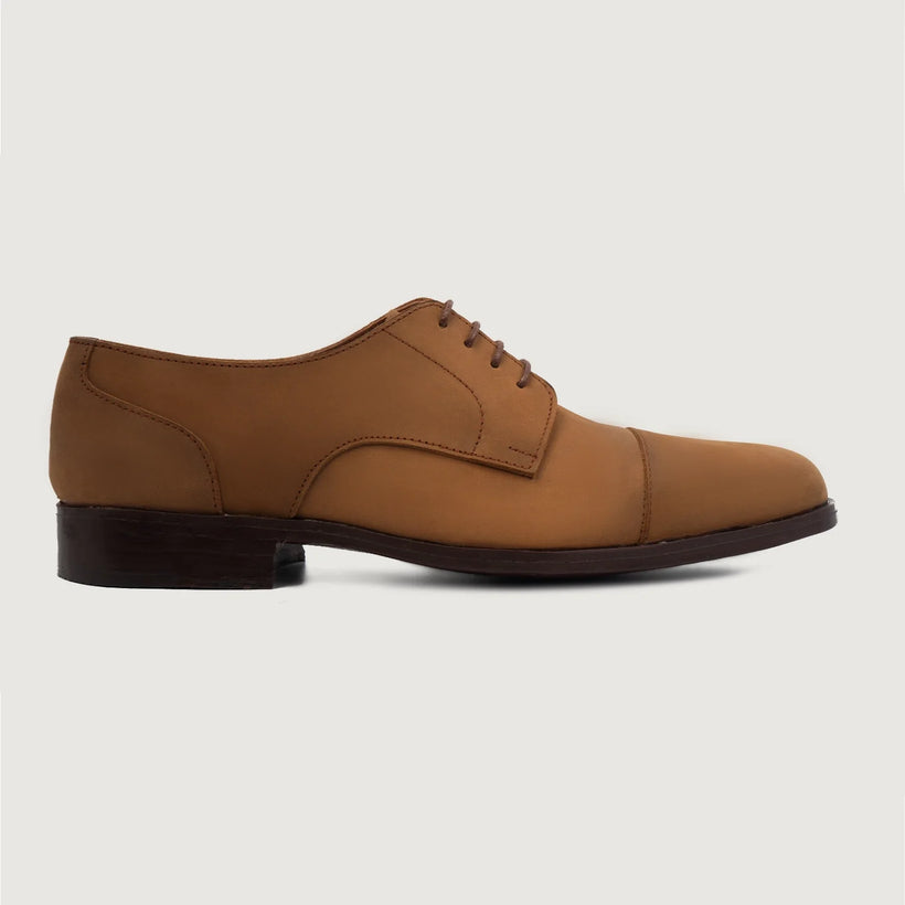 Attorney Derby Braun Nubuck Leather Shoes für Herren
