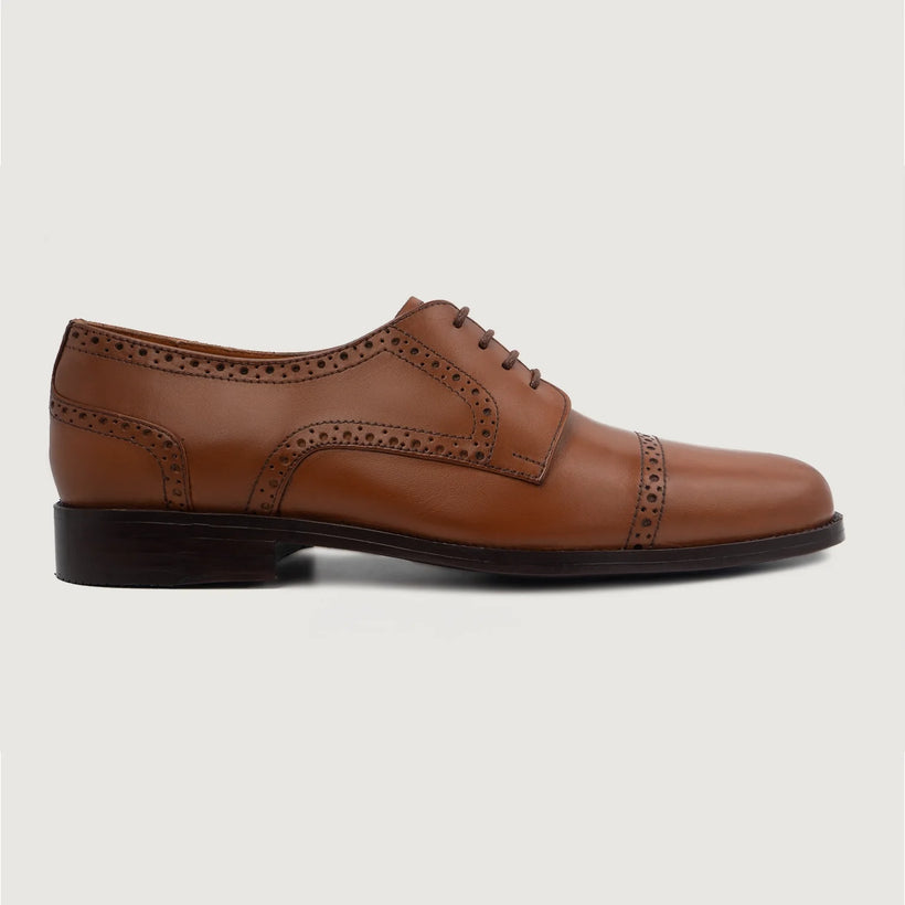 Dirk Brogues Derby Hellbraun Leather Shoes für Herren