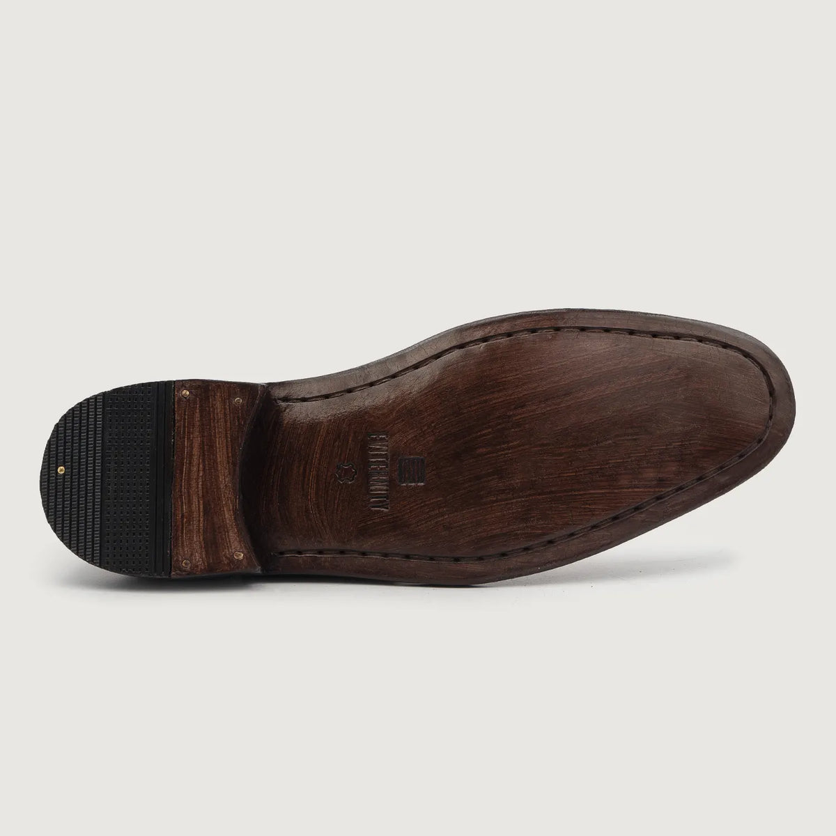 High-Traction Rubber Outsole & Lug Tread Pattern on Clarkson Chelsea Schwarz Suede Lederstiefel für Herren For Men