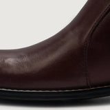 Authentic Full-Grain Leather Grain Depth & Pull-Up Patina Texture Detail