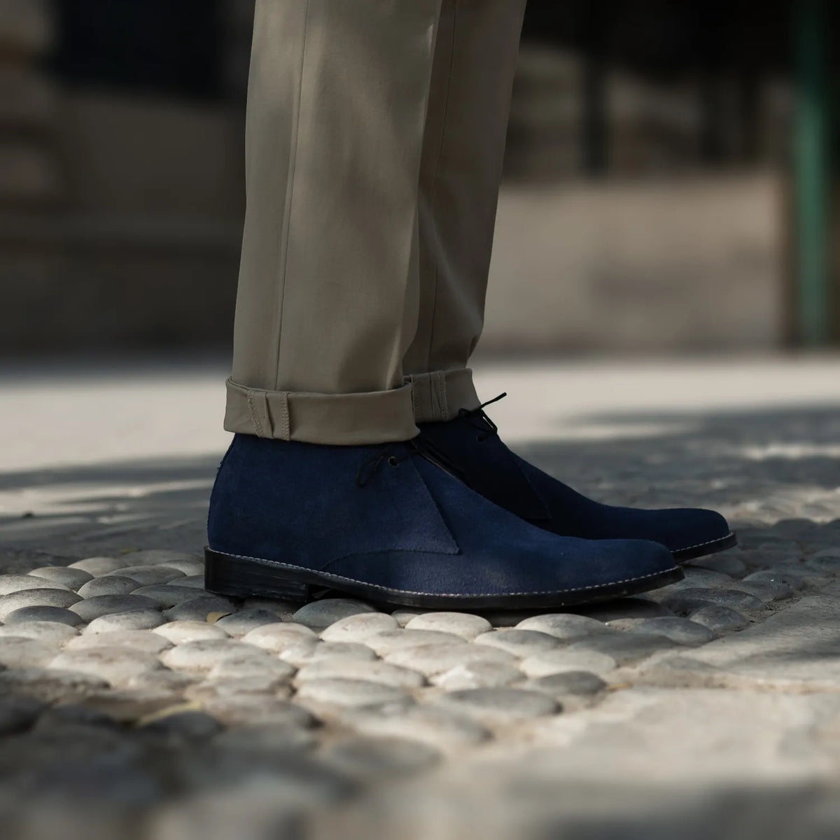 Orlaven Corry Chukka Midnight Blau Suede Lederstiefel für Herren footwear image 9