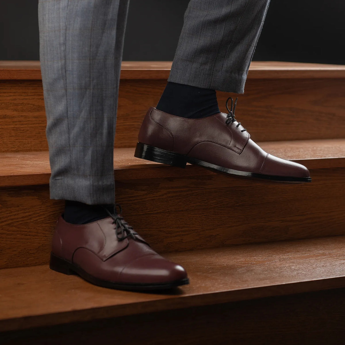 Orlaven Attorney Derby Kastanienbraun Lederschuhe für Herren footwear image 9