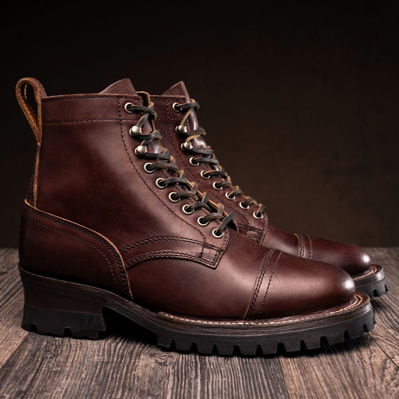 Challenger Whiskey Leather Boots für Herren