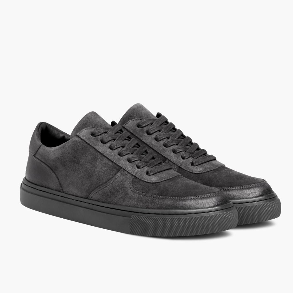 Court Smoke Leder-Sneaker für Herren in Classic Full-Grain Leather - Seitenansicht | Online Kaufen