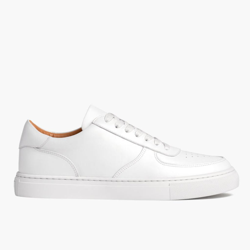 Court Weiß Leder-Sneaker für Herren