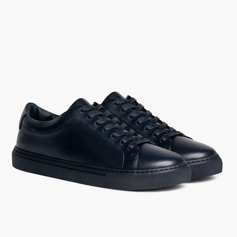 Encore Navy Leather Sneakers für Herren