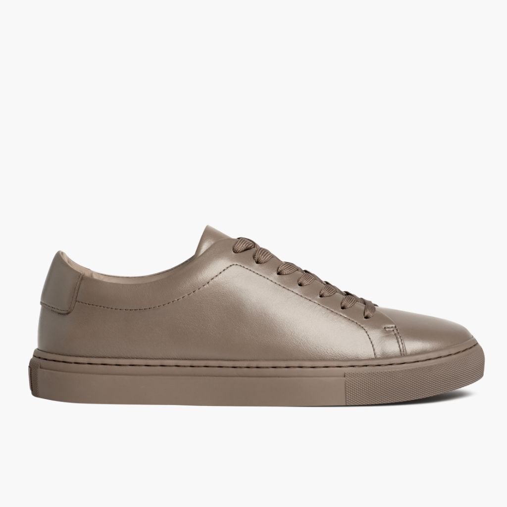 Classic Full-Grain leather Sneakers - Rahmengenähte Goodyear-Welt-Konstruktion & vordere Zehenkappe