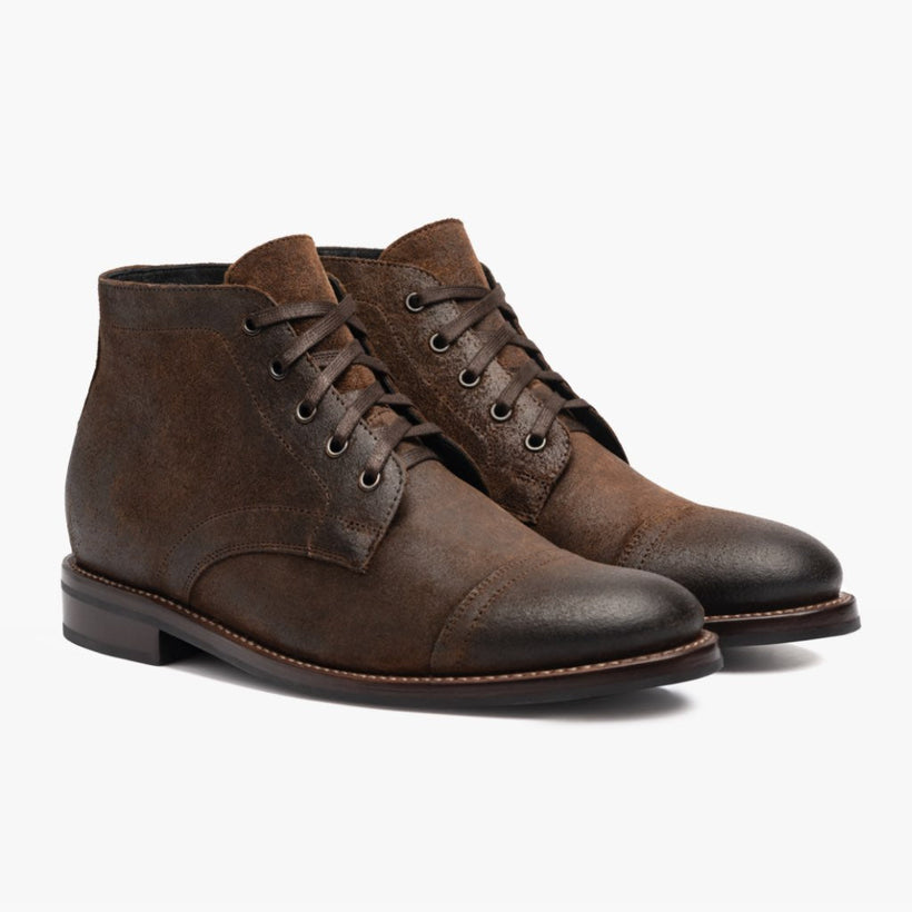 Cadet Mocha Leather Boots für Herren