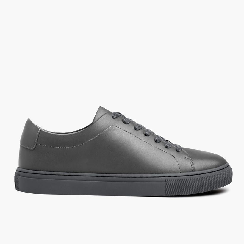 Encore Steel Grau Leder-Sneaker für Herren