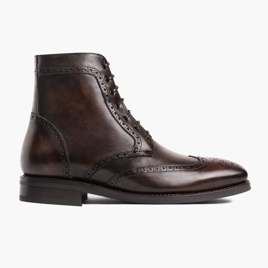 Classic Full-Grain leather Boots - Rahmengenähte Goodyear-Welt-Konstruktion & vordere Zehenkappe