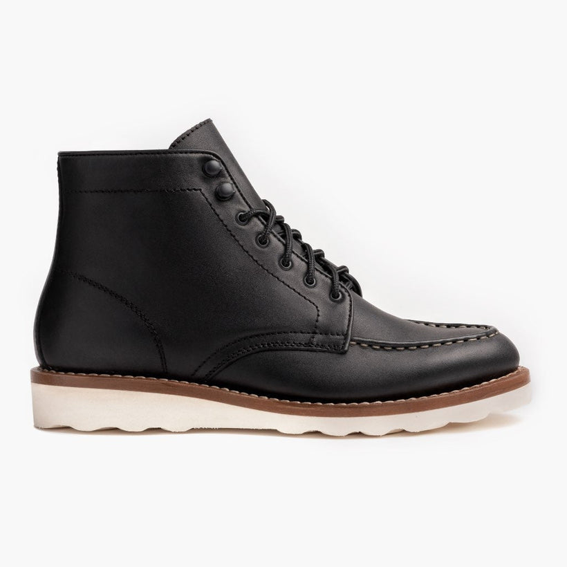 Diplomat Schwarz Leather Boots für Damen