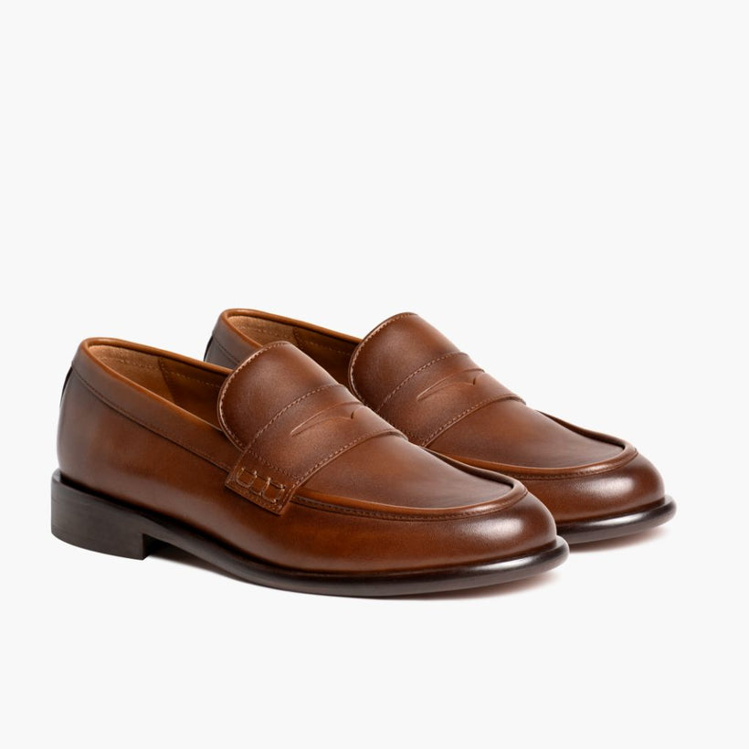 Dress Penny Pecan Leather Boots für Damen