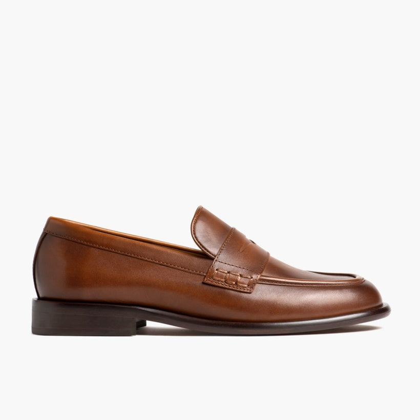 Dress Penny Pecan Leather Boots für Damen
