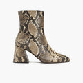 Heartbreaker Snake Print Lederstiefel für Damen