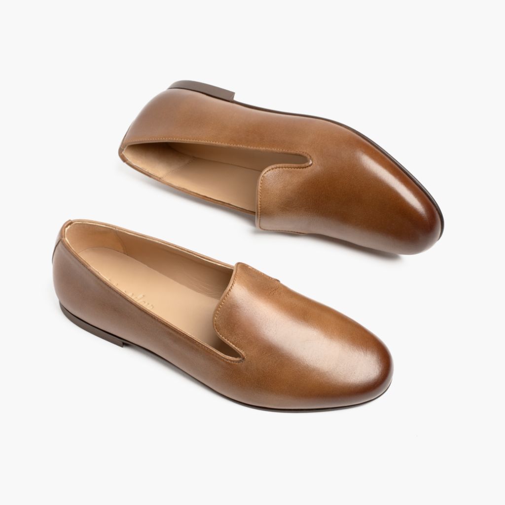 High-Traction Rubber Outsole & Lug Tread Pattern on Eden Ginger Lederstiefel für Damen