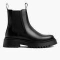Legend Platform Schwarz Lederstiefel für Damen