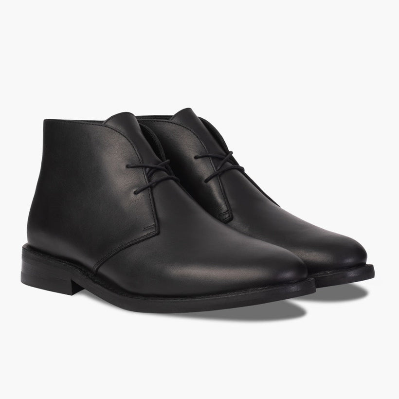 Scout Schwarz Leather Boots für Herren