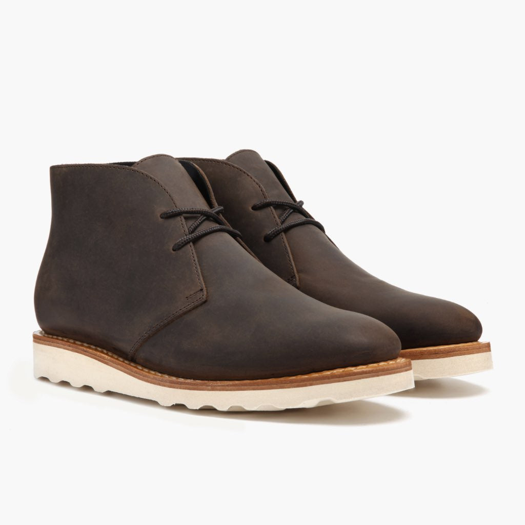 Scout Tabakbraun Lederstiefel für Herren For Men in Classic Full-Grain Leather - Seitenansicht | Online Kaufen