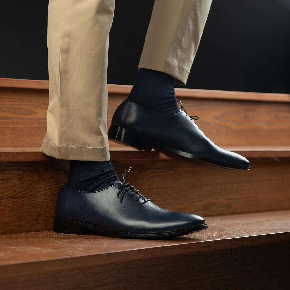Orlaven Director Wholecut Midnight Blau Lederschuhe für Herren footwear image 10