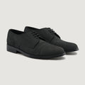 Dirk Brogues Derby Matte Schwarz Nubuck Lederschuhe - StudGuard für Herren