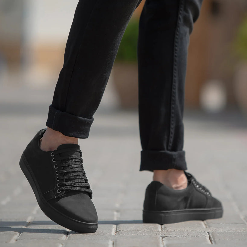 Murphy Low Top Schwarz Nubuck Sneaker für Herren