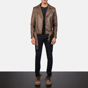 
Allaric Alley Leder-Bikerjacke für Herren – alternate product view 4
