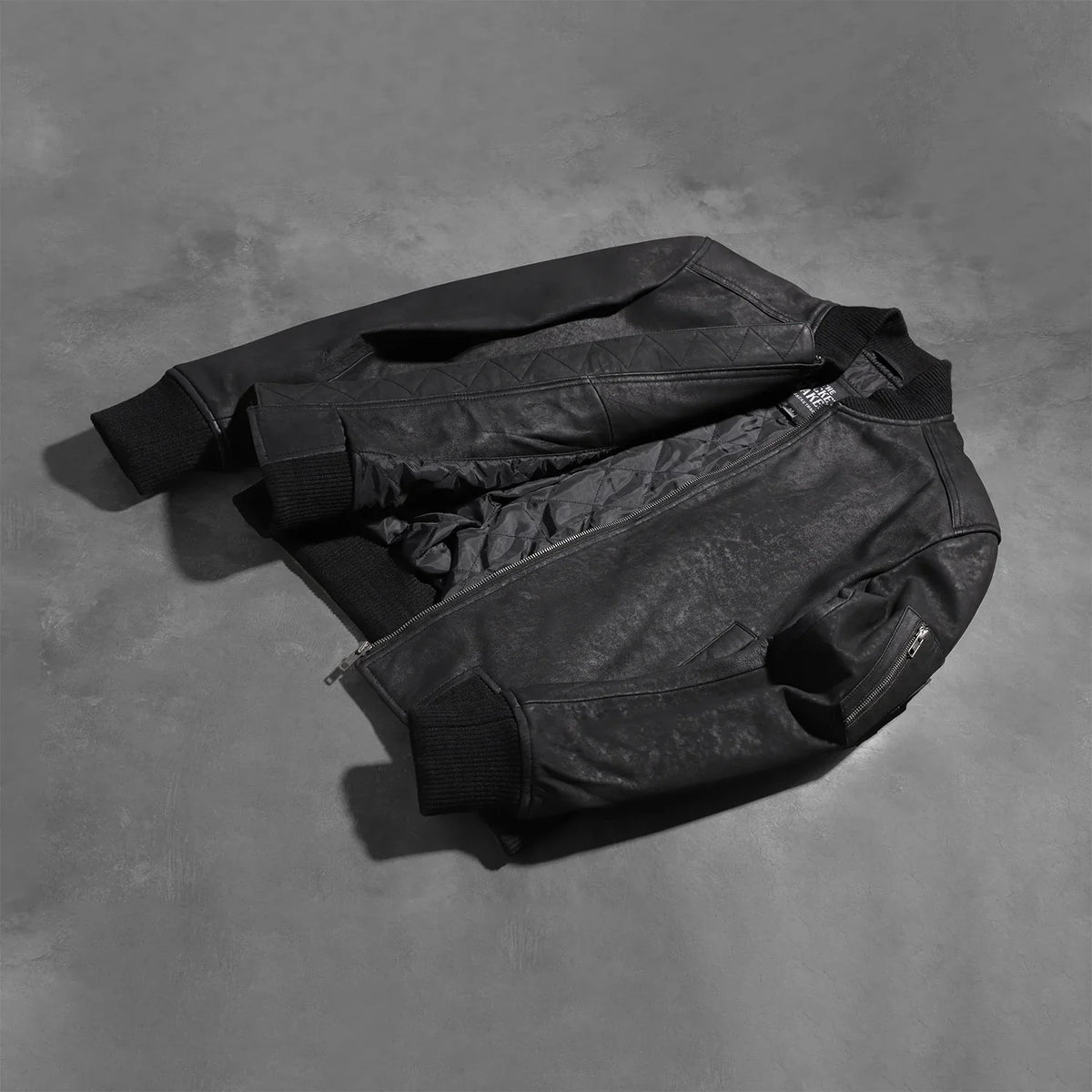 Bomia MA-1 Leder-Bomberjacke für Herren – Zusätzliche Produktansicht 6