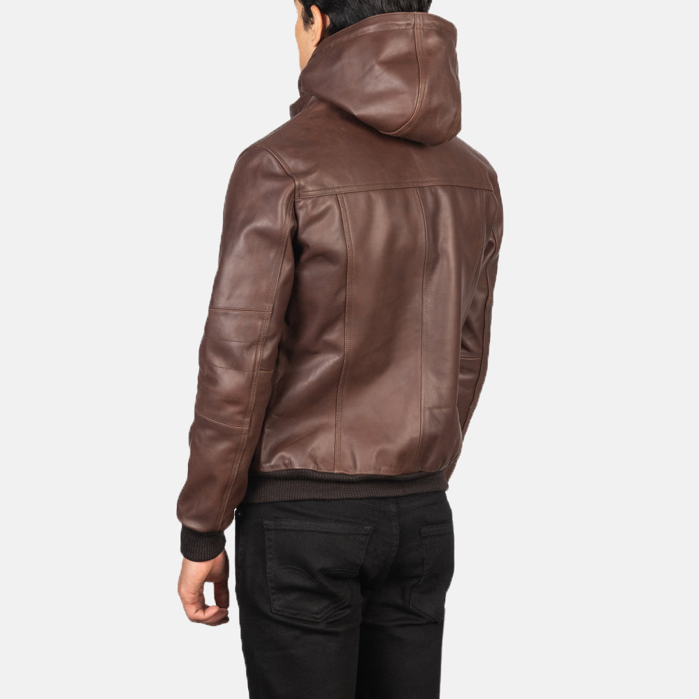 
Bouncer Biz Leder-Bomberjacke für Herren – alternate product view 5