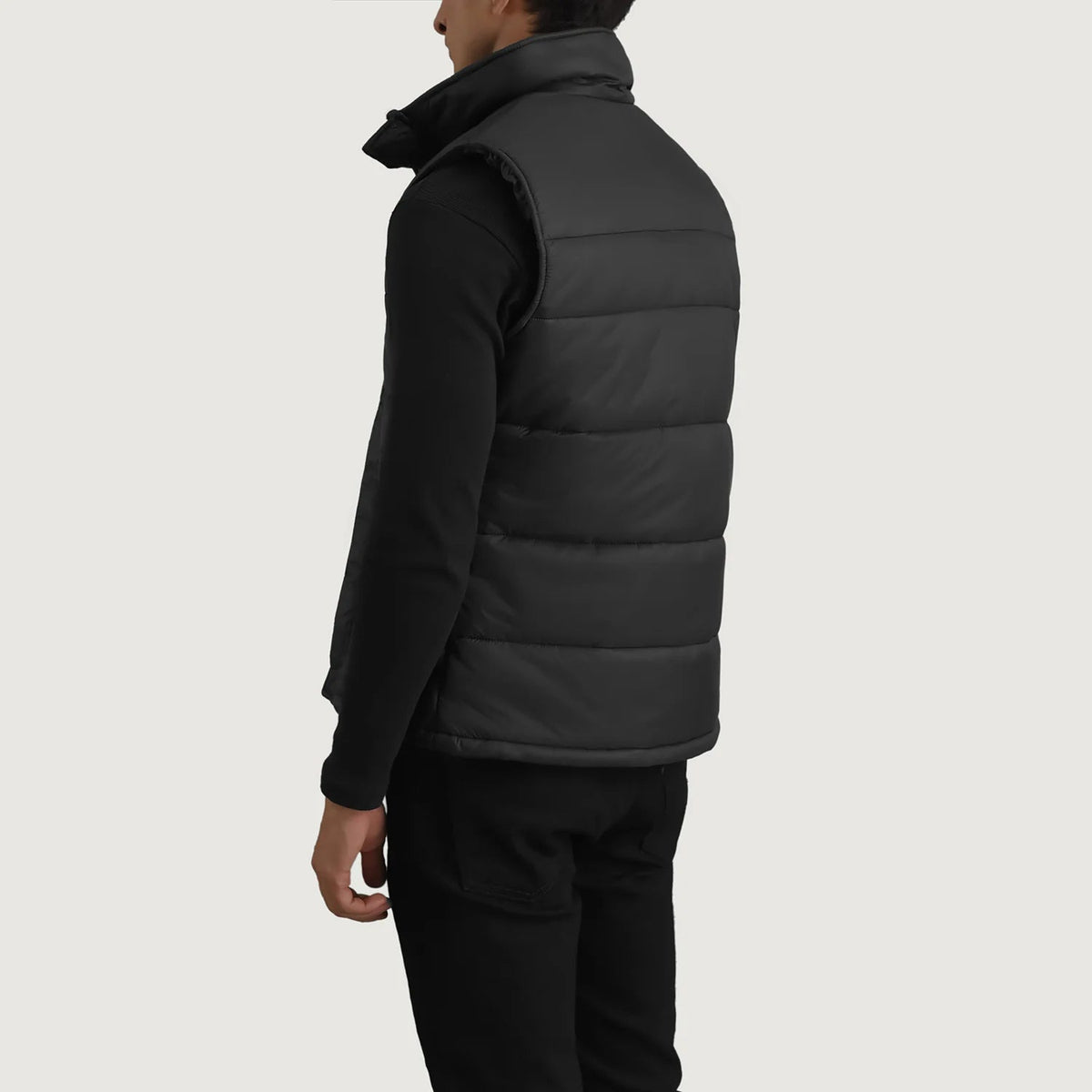 Authentic Full-Grain Leather Grain Texture &amp; Heavy-Duty Seam Stitching Detail