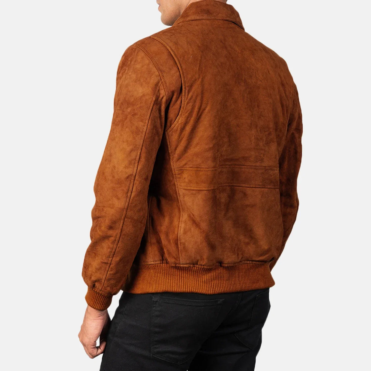 Coffmen Leder-Bomberjacke für Herren – Zusätzliche Produktansicht 5