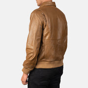 Coffmen Leder-Bomberjacke für Herren – Zusätzliche Produktansicht 5