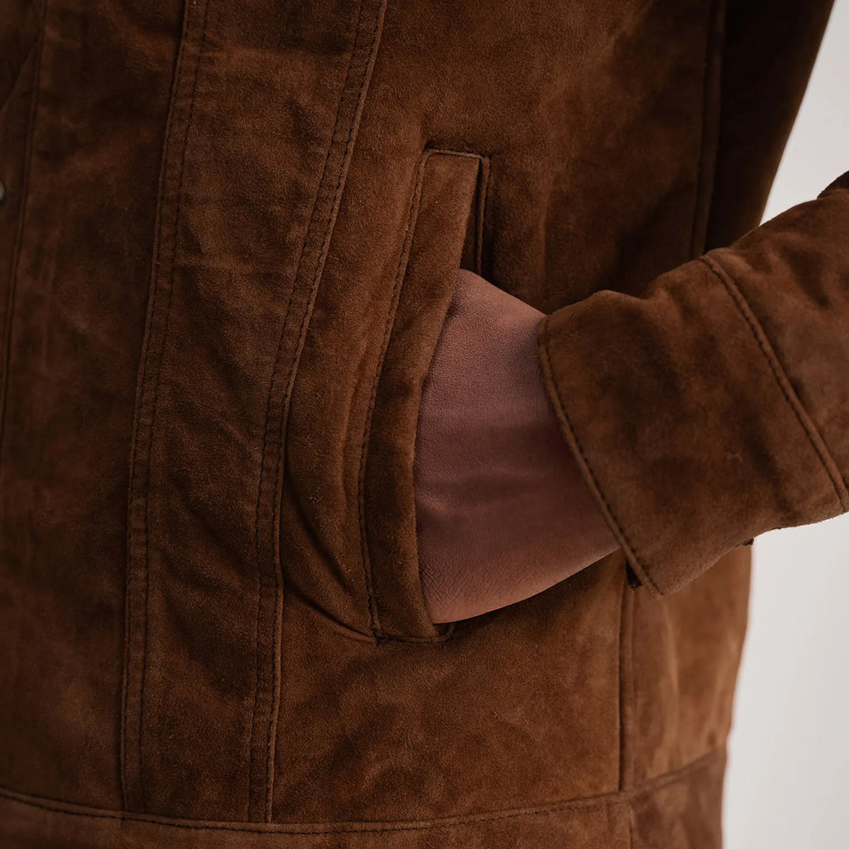 Innenansicht Showing Fully Faux Fur Lined &amp; Zwei Innentaschen