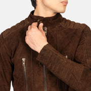 Damian Leder-Bikerjacke für Herren – Zusätzliche Produktansicht 6