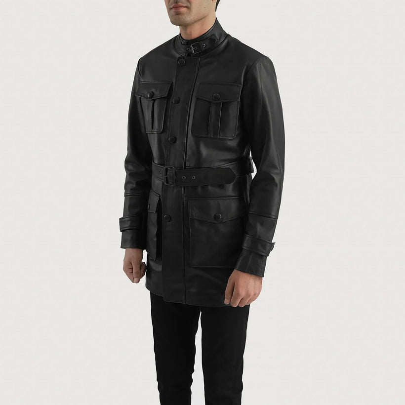 Dolf Schwarz Lederjacke für Herren