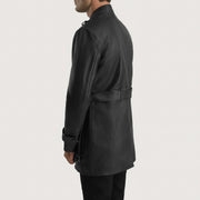 Authentic Cowhide Leather with Semi-aniline Finish Grain Texture &amp; Heavy-Duty Seam Stitching Detail