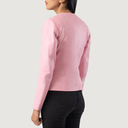 Elixir Collarless Lederjacke für Damen – Zusätzliche Produktansicht 5