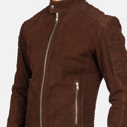 Fernando Gesteppt Leder-Bikerjacke für Herren – Zusätzliche Produktansicht 6