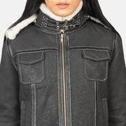 
Fiona Hooded Lammfelljacke für Damen – alternate product view 6
