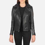 Flashback Leder-Bikerjacke für Damen – Zusätzliche Produktansicht 2
