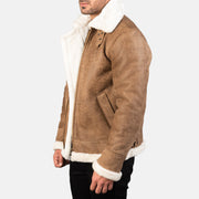 Francis B-3 Schwarz Leder-Bomberjacke für Herren – Zusätzliche Produktansicht 2