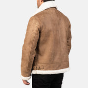 Francis B-3 Schwarz Leder-Bomberjacke für Herren – Zusätzliche Produktansicht 5