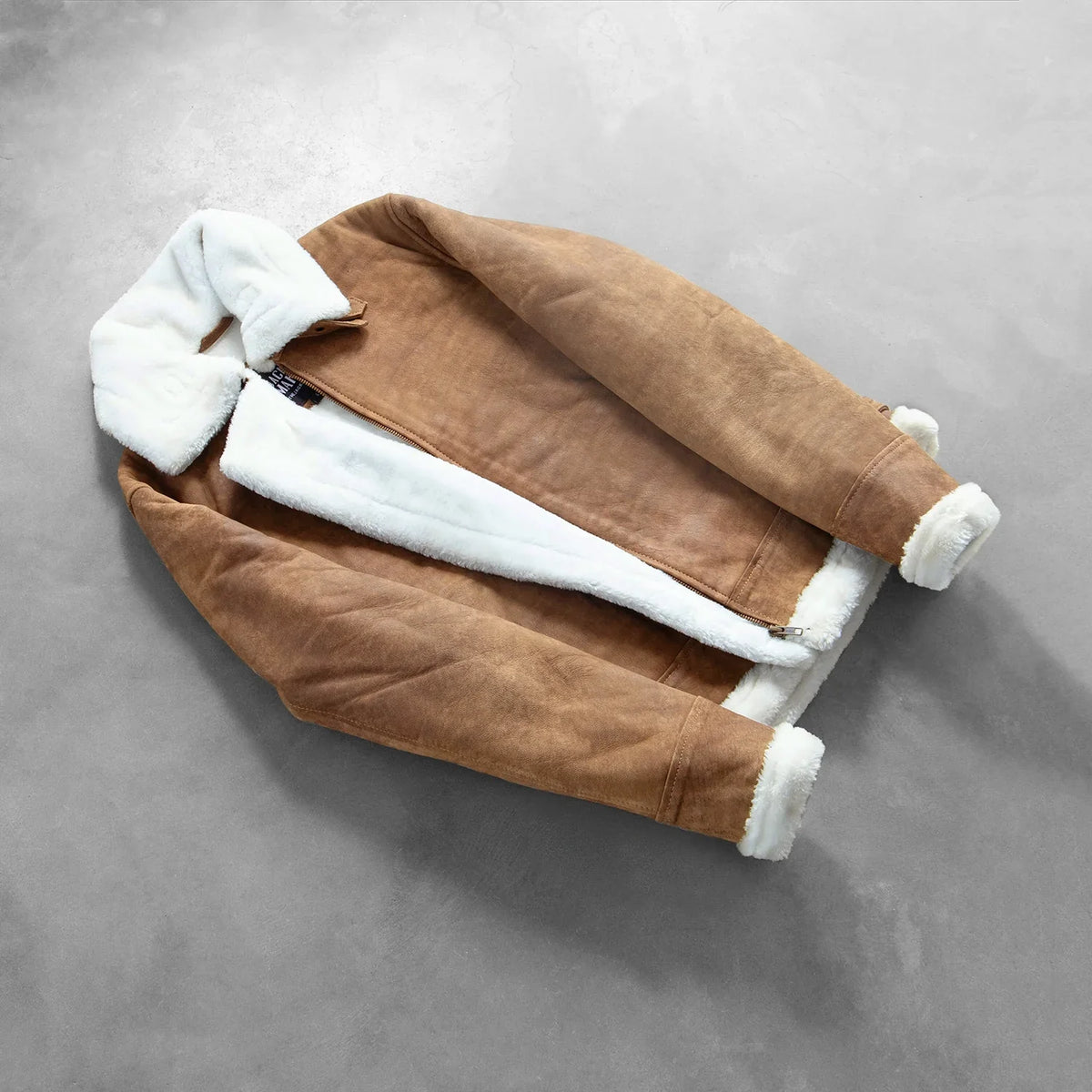 Francis B-3 Schwarz Leder-Bomberjacke für Herren – Zusätzliche Produktansicht 8