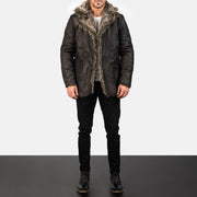 Furlong Ledermantel Beige Ledermantel für Herren – Zusätzliche Produktansicht 3