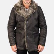 Furlong Ledermantel Beige Ledermantel für Herren – Zusätzliche Produktansicht 4