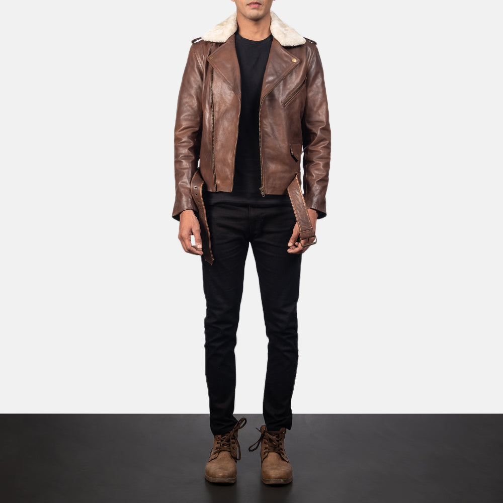 
Furton Leder-Bikerjacke für Herren – alternate product view 4