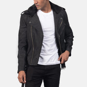 
Furton Leder-Bikerjacke für Herren – alternate product view 4