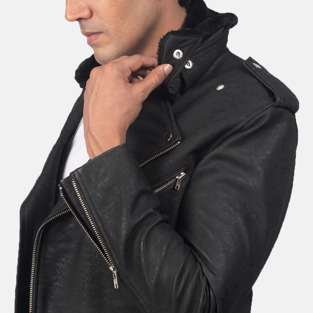 
Furton Leder-Bikerjacke für Herren – alternate product view 5